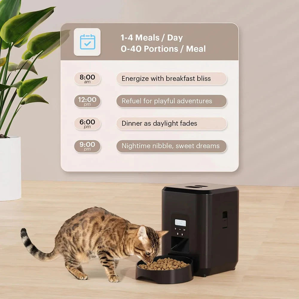 Smart Pet Feeder Automatic Cat Feeder Dog Slow Food Machine With Timed Quantitative Automatic Cat Food Dispenser Cat Dog Bowl pawcraft