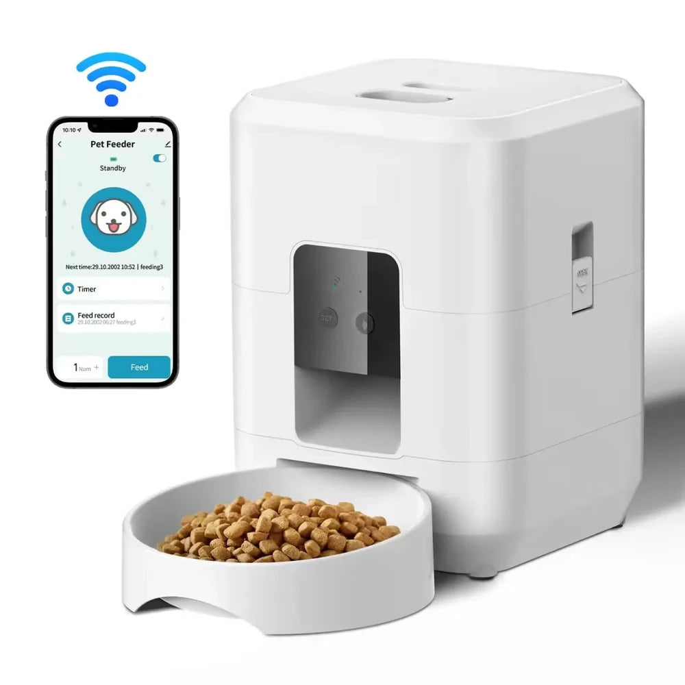 Smart Pet Feeder Automatic Cat Feeder Dog Slow Food Machine With Timed Quantitative Automatic Cat Food Dispenser Cat Dog Bowl pawcraft