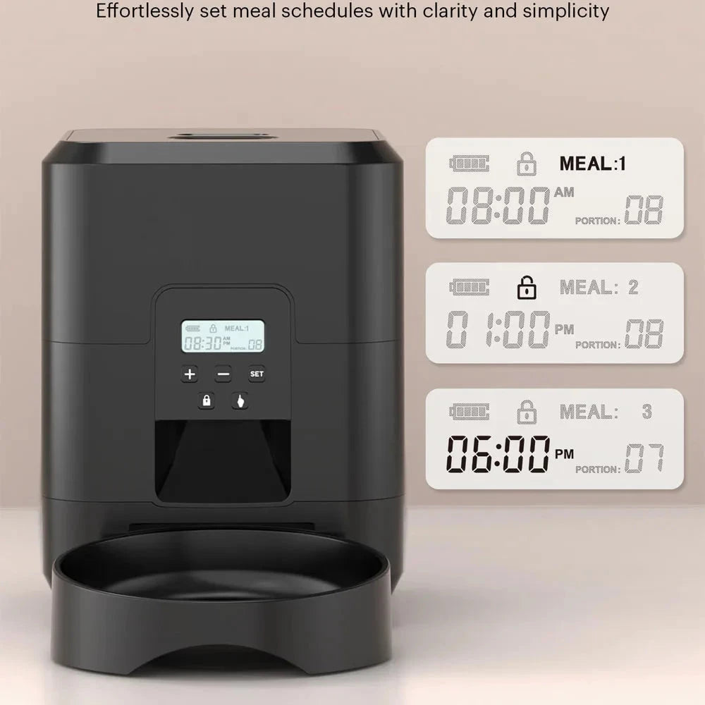 Smart Pet Feeder Automatic Cat Feeder Dog Slow Food Machine With Timed Quantitative Automatic Cat Food Dispenser Cat Dog Bowl pawcraft