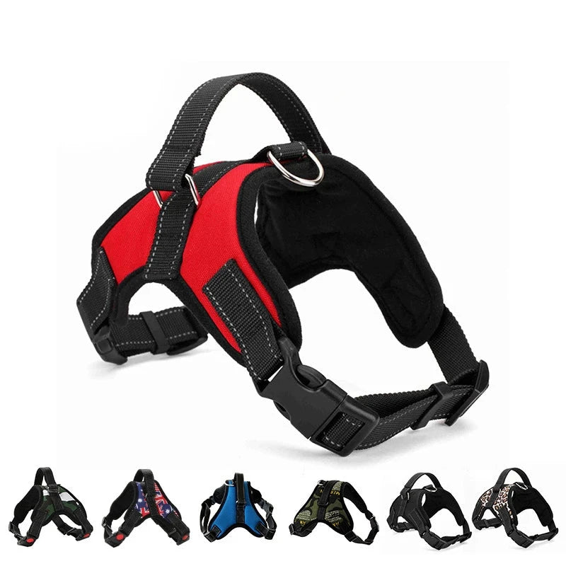 Dog Harness Quick Release Vest Pet Puppy Harness Nylon Material Breathable Pet Harness for Dog Adjustable Pet Outdoor Harness pawcraft