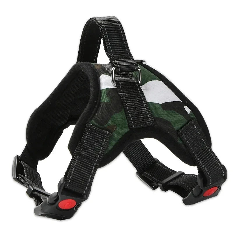Dog Harness Quick Release Vest Pet Puppy Harness Nylon Material Breathable Pet Harness for Dog Adjustable Pet Outdoor Harness pawcraft