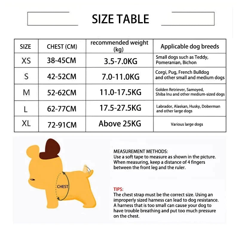 Dog Harness Quick Release Vest Pet Puppy Harness Nylon Material Breathable Pet Harness for Dog Adjustable Pet Outdoor Harness pawcraft