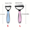 Double Sided Stainless Steel Pet Grooming Brush Dog Cat Hair Remover Comb Tangle Removal Pet Supplies pawcraft