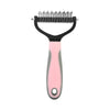 Double Sided Stainless Steel Pet Grooming Brush Dog Cat Hair Remover Comb Tangle Removal Pet Supplies pawcraft
