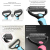 Double Sided Stainless Steel Pet Grooming Brush Dog Cat Hair Remover Comb Tangle Removal Pet Supplies pawcraft