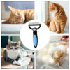 Double Sided Stainless Steel Pet Grooming Brush Dog Cat Hair Remover Comb Tangle Removal Pet Supplies pawcraft