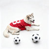 Sport Team Dog Jersey Number Print Dogs Vests Sport Style Breathable Mesh Puppy Sleeveless Shirt Small Medium Larg Pets Clothes pawcraft
