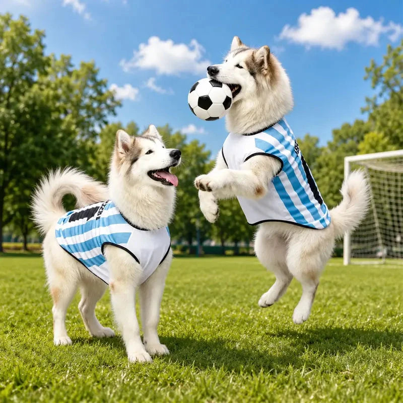 Sport Team Dog Jersey Number Print Dogs Vests Sport Style Breathable Mesh Puppy Sleeveless Shirt Small Medium Larg Pets Clothes pawcraft