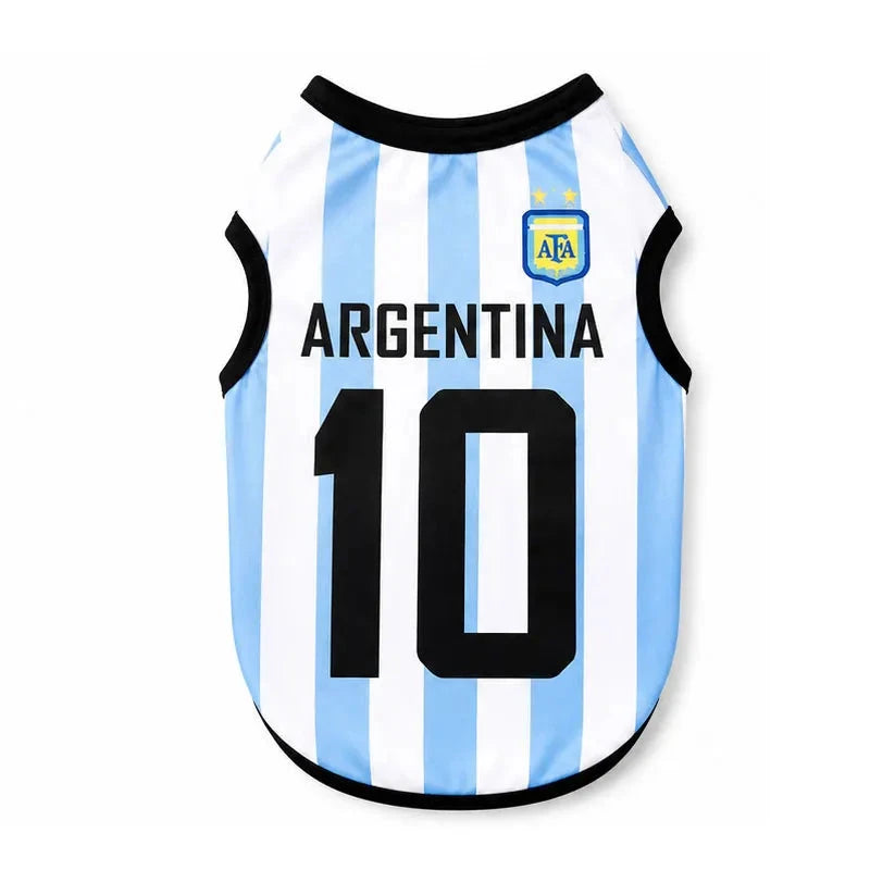 Sport Team Dog Jersey Number Print Dogs Vests Sport Style Breathable Mesh Puppy Sleeveless Shirt Small Medium Larg Pets Clothes pawcraft
