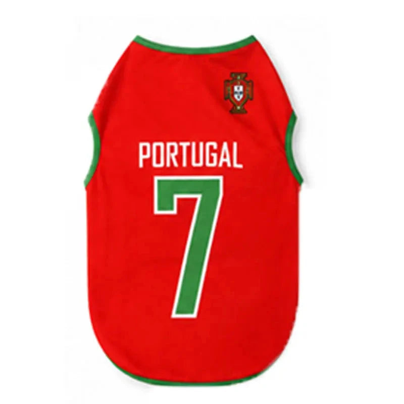 Sport Team Dog Jersey Number Print Dogs Vests Sport Style Breathable Mesh Puppy Sleeveless Shirt Small Medium Larg Pets Clothes pawcraft