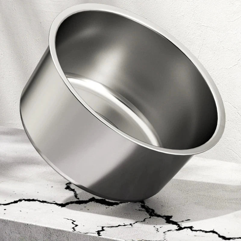 Elevated Stainless Steel Slow-Feeding Dog Bowl pawcraft