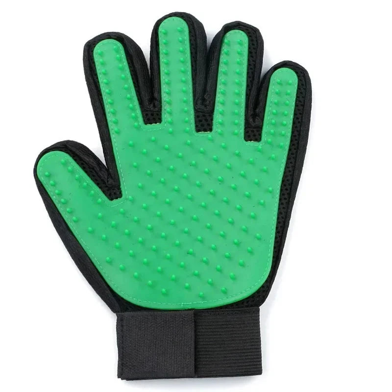 Silicone Pet Grooming Massage Gloves pawcraft