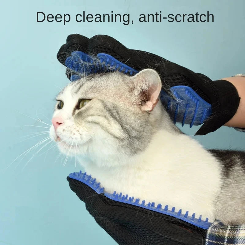 Silicone Pet Grooming Massage Gloves