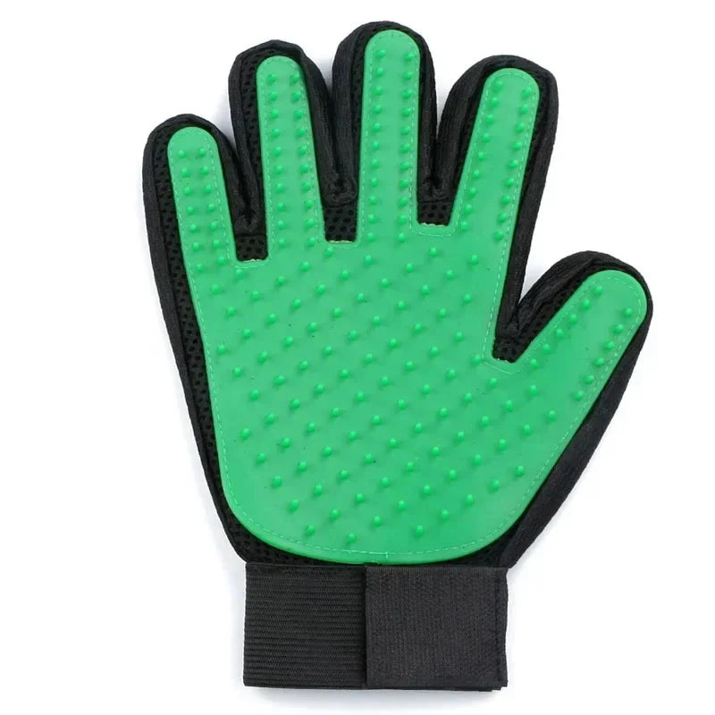 Silicone Pet Grooming Massage Gloves pawcraft