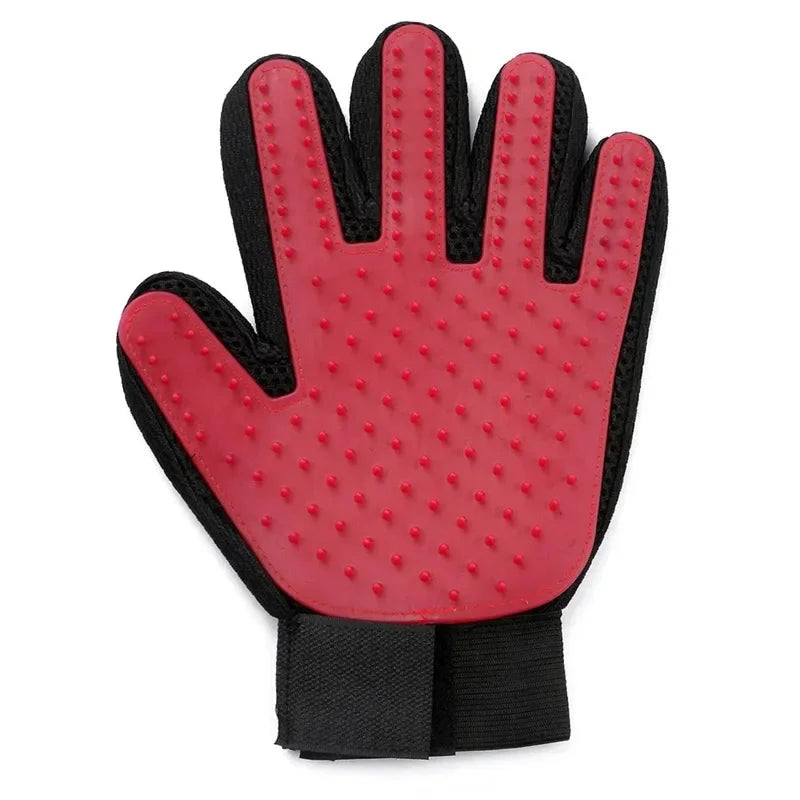 Silicone Pet Grooming Massage Gloves pawcraft