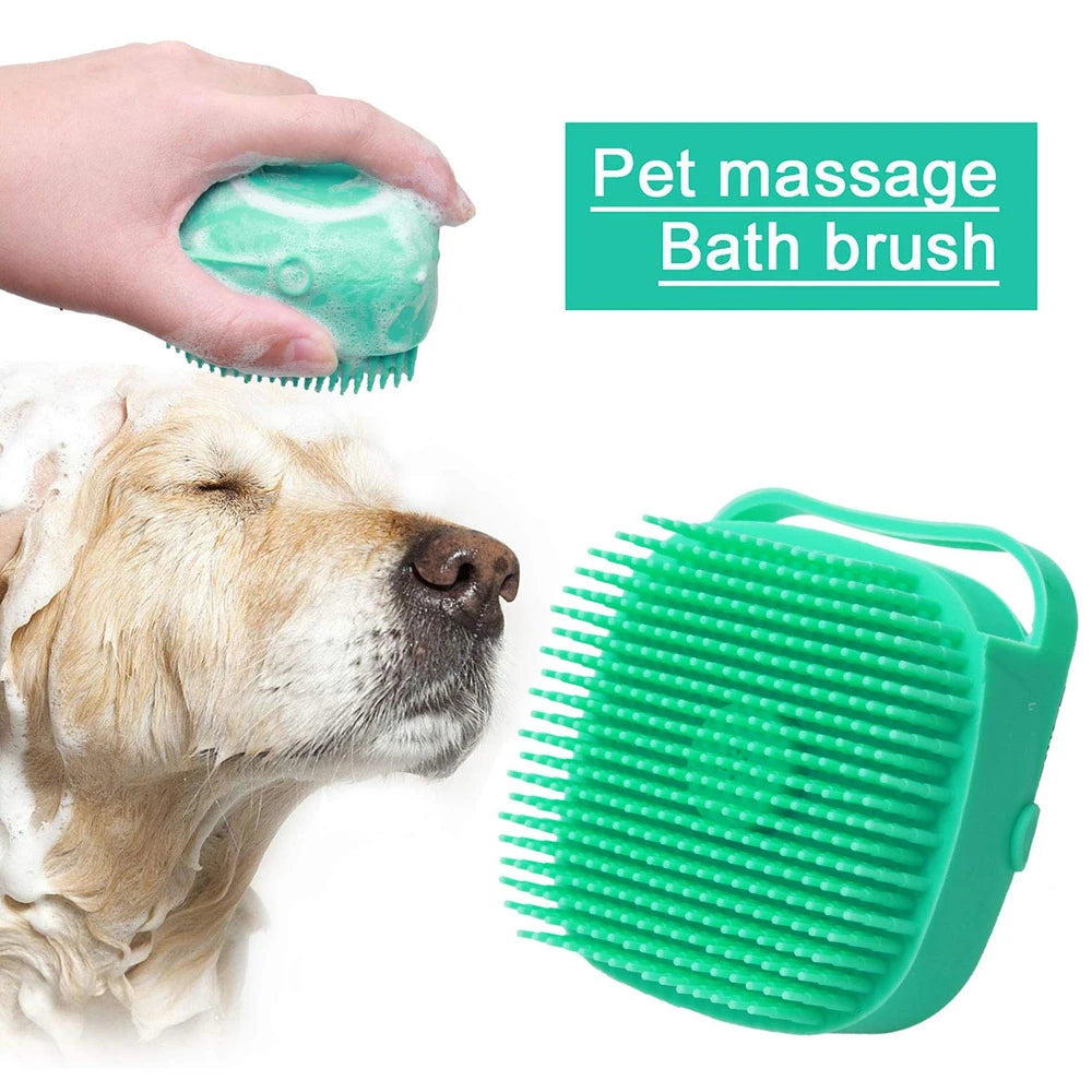 Silicone Pet Bathing Scrubber pawcraft