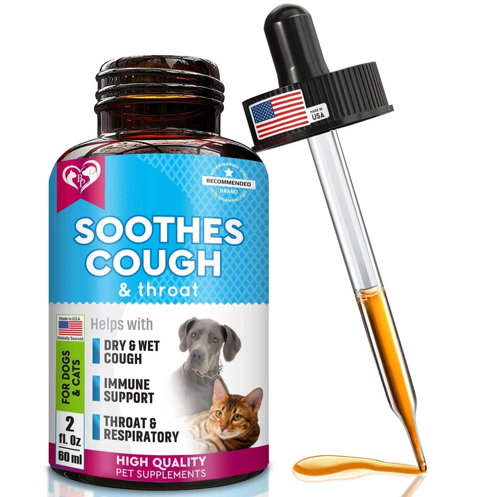 Kennel Cough Treatment Natural Infection Medicine For Dogs And Cats Respiratory Colds Cough Relief Collapsed Trachea And Cat Asthma Support pawcraft