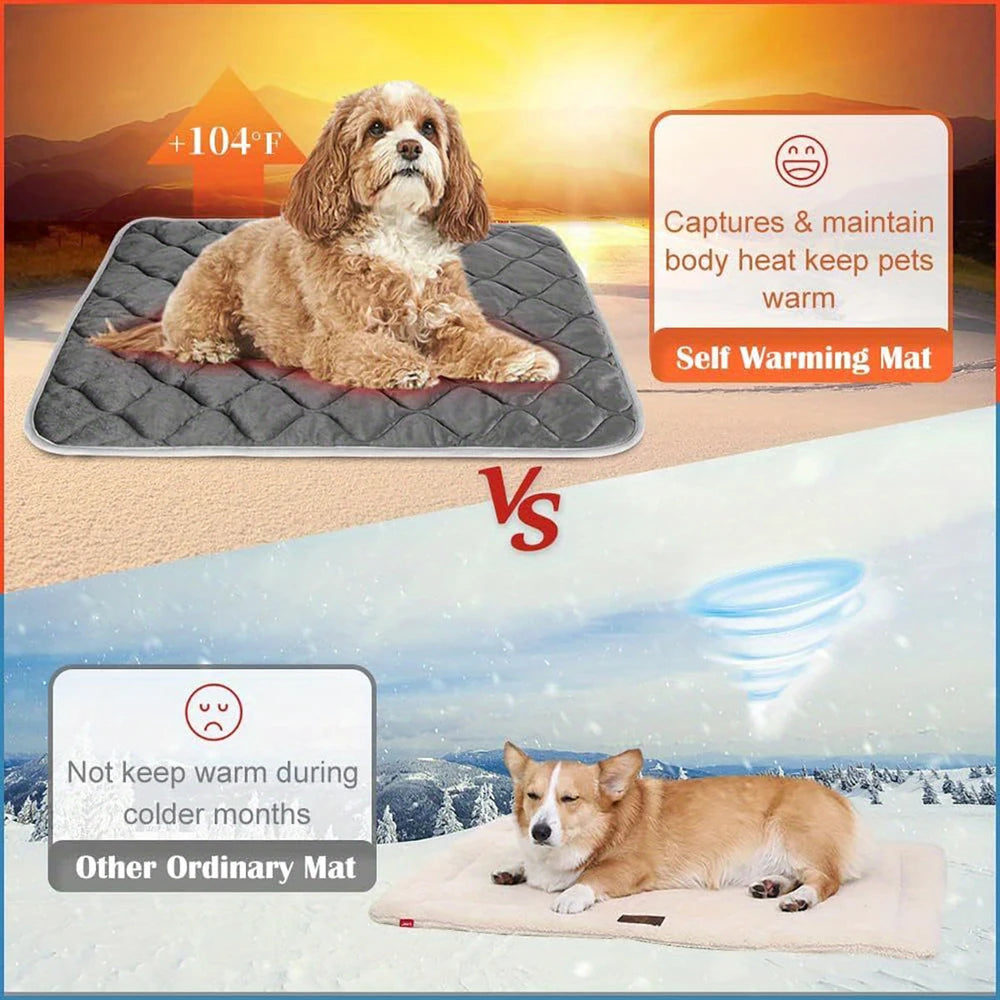 Pet Self-Warming Heating Pad Mat For Cat And Dogs pawcraft