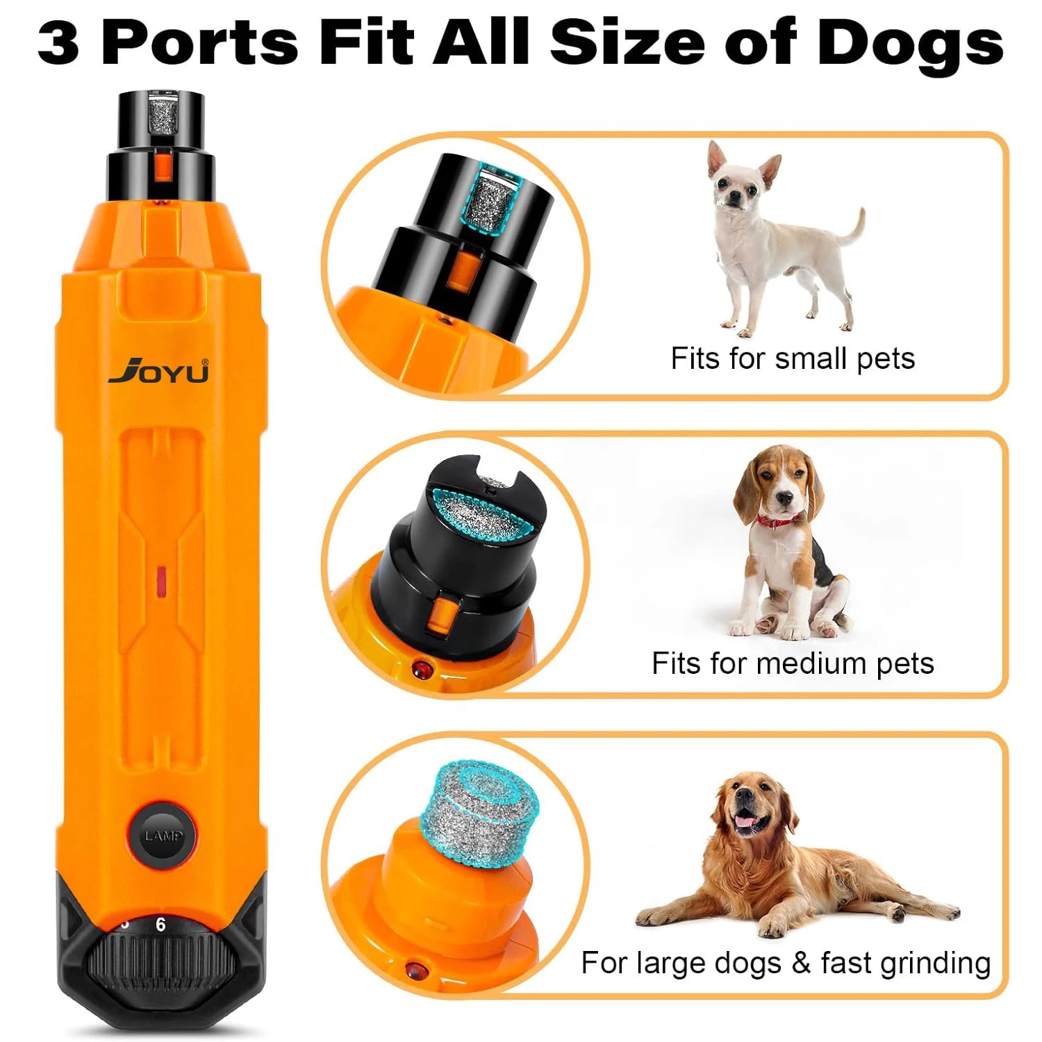 6-Speed Electric Dog Nail Grinder