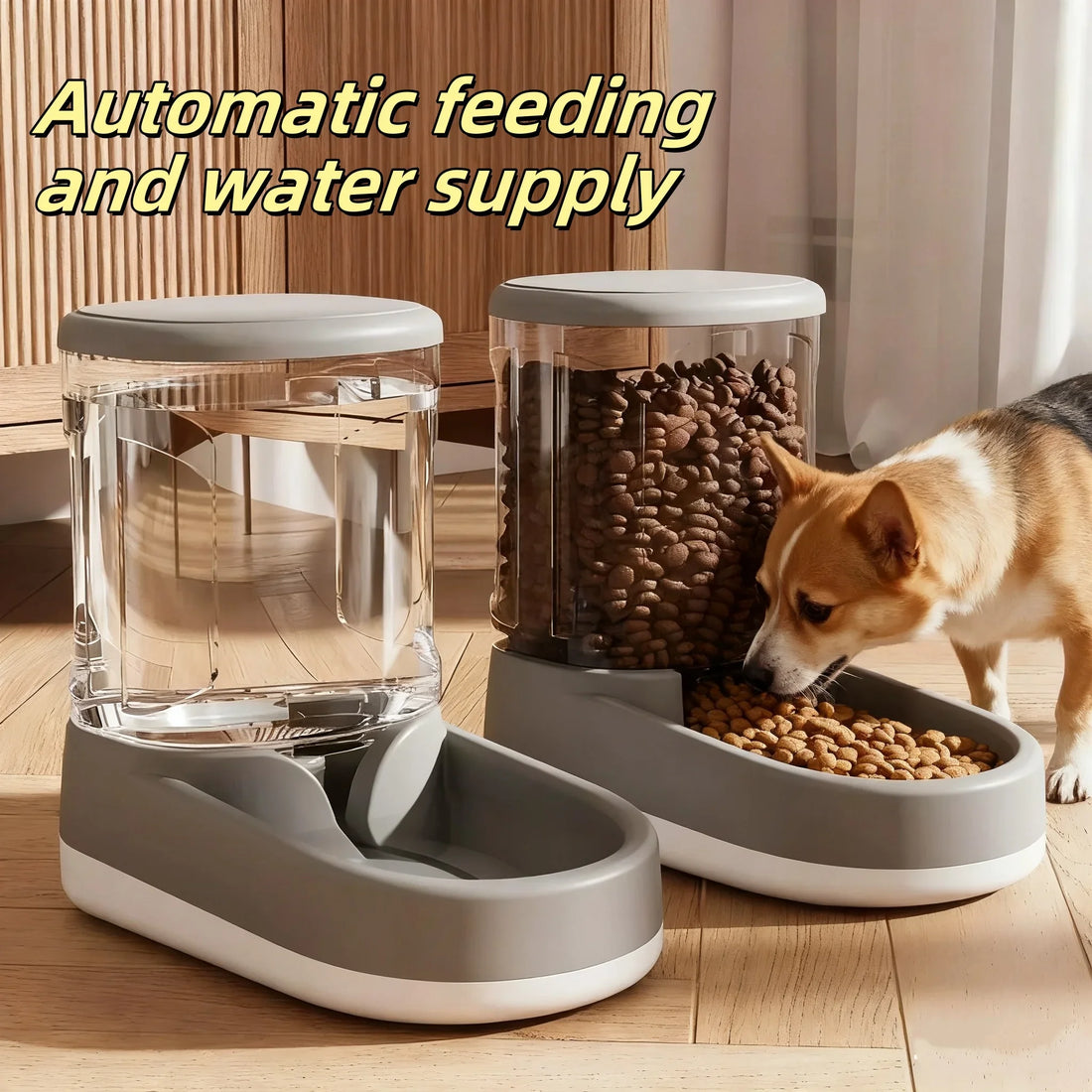 Cat Bowl Dog Bowl Large Capacity Dog Water Dispenser Continuous Water Supply Automatic Water Food Feeder Cat Water Dispenser pawcraft