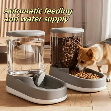 Cat Bowl Dog Bowl Large Capacity Dog Water Dispenser Continuous Water Supply Automatic Water Food Feeder Cat Water Dispenser pawcraft