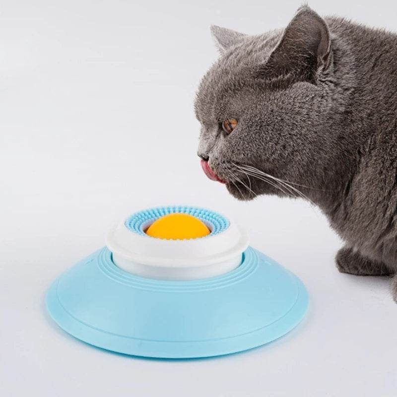 Interactive Dog Cat Licking Non-Slip Slow Feeder Bowl with Raised Ball Pet Liquid Food Calming Enrichment Toy Dog Feed Accessory pawcraft