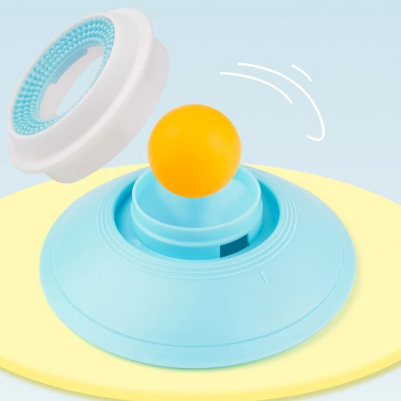 Interactive Dog Cat Licking Non-Slip Slow Feeder Bowl with Raised Ball Pet Liquid Food Calming Enrichment Toy Dog Feed Accessory pawcraft