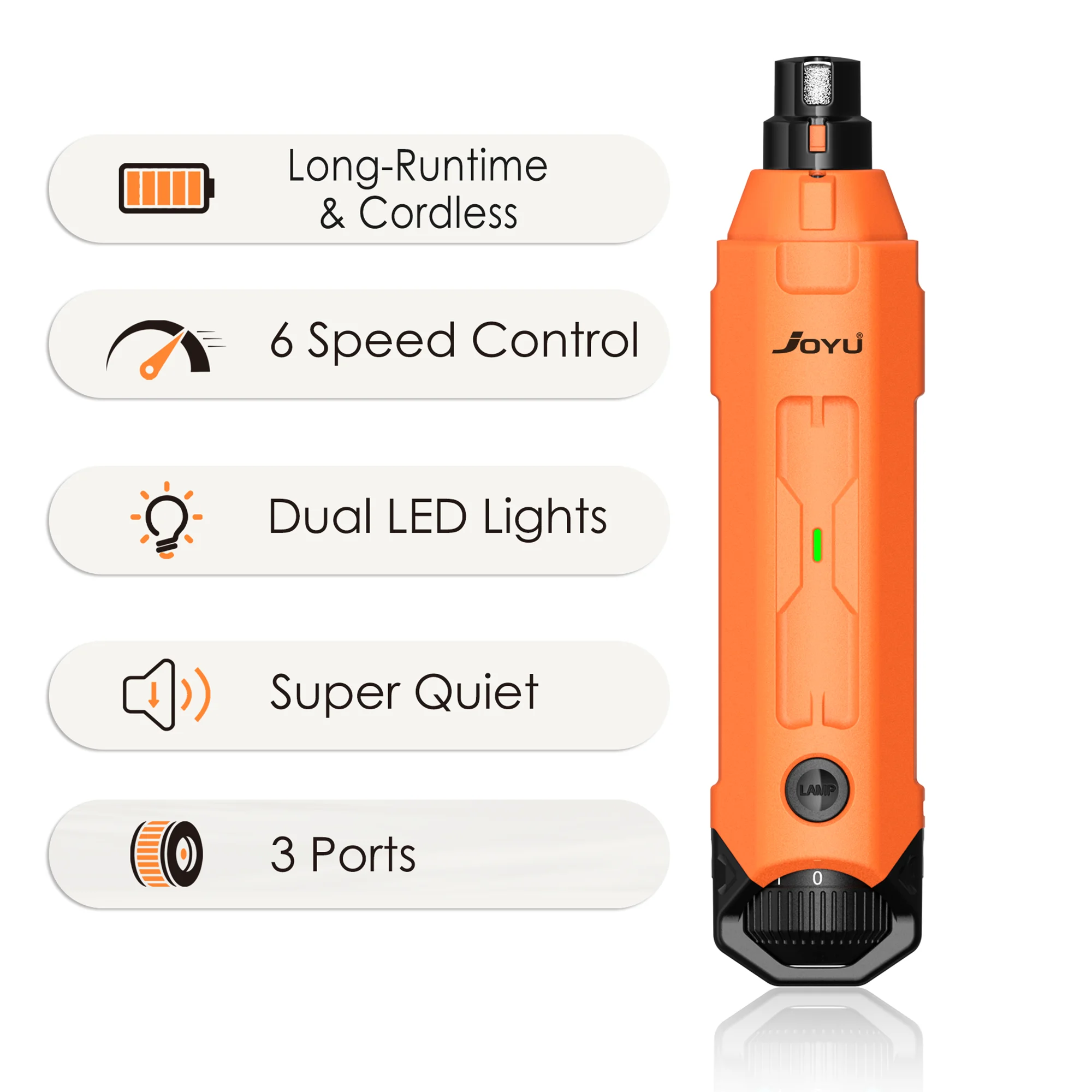 6-Speed Electric Dog Nail Grinder