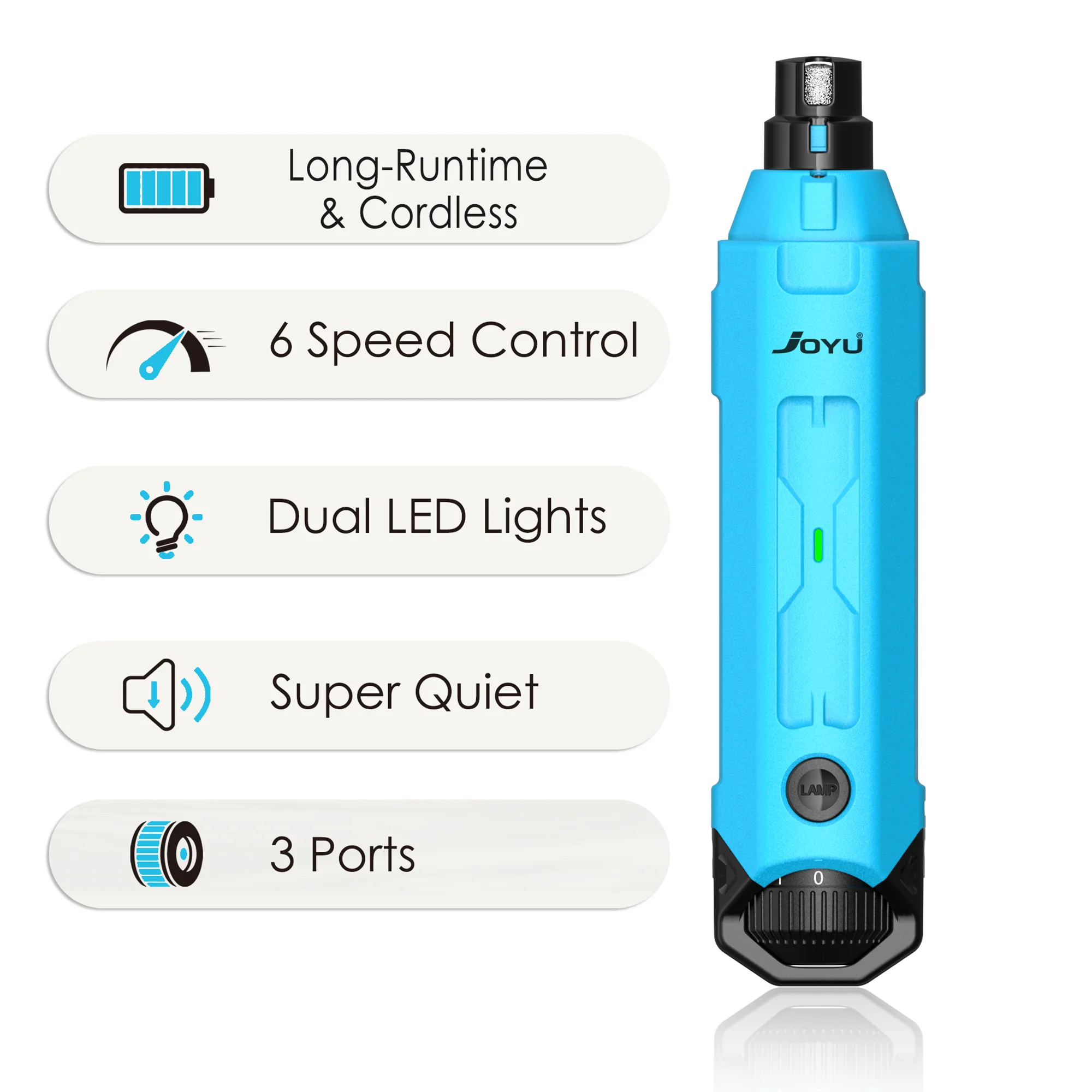 6-Speed Electric Dog Nail Grinder