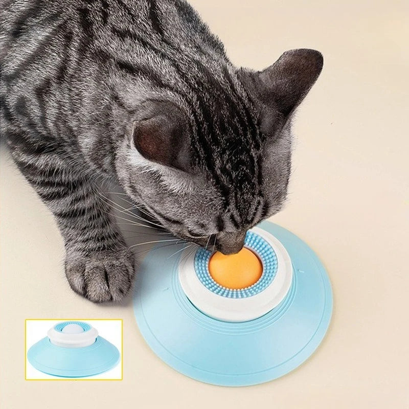 Interactive Dog Cat Licking Non-Slip Slow Feeder Bowl with Raised Ball Pet Liquid Food Calming Enrichment Toy Dog Feed Accessory pawcraft