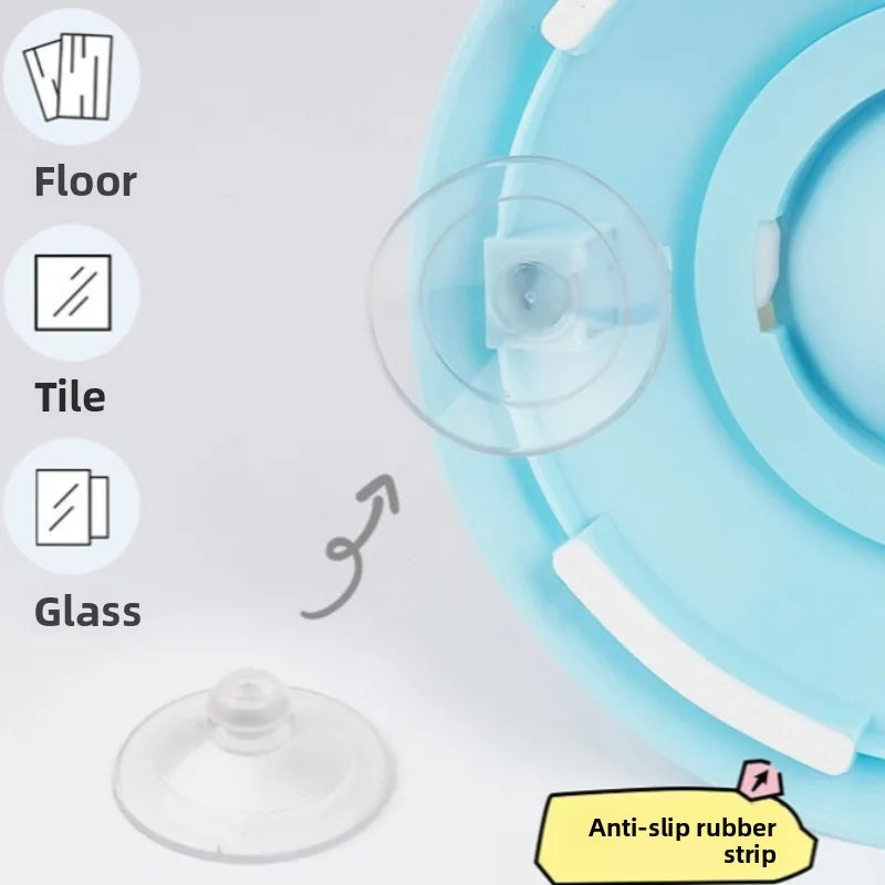 Interactive Dog Cat Licking Non-Slip Slow Feeder Bowl with Raised Ball Pet Liquid Food Calming Enrichment Toy Dog Feed Accessory pawcraft