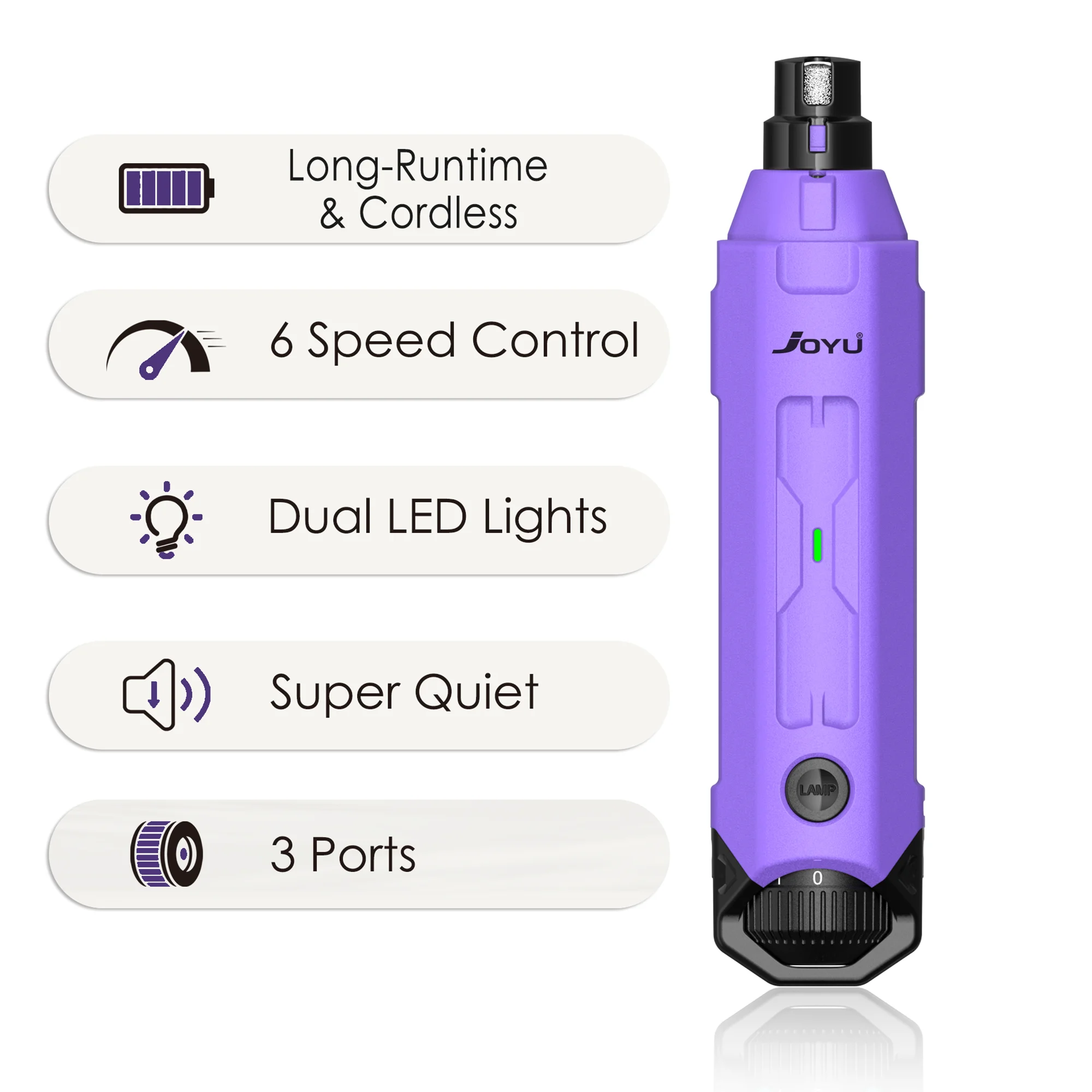 6-Speed Electric Dog Nail Grinder